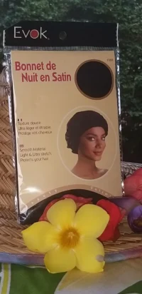 Bonnet de nuit en satin